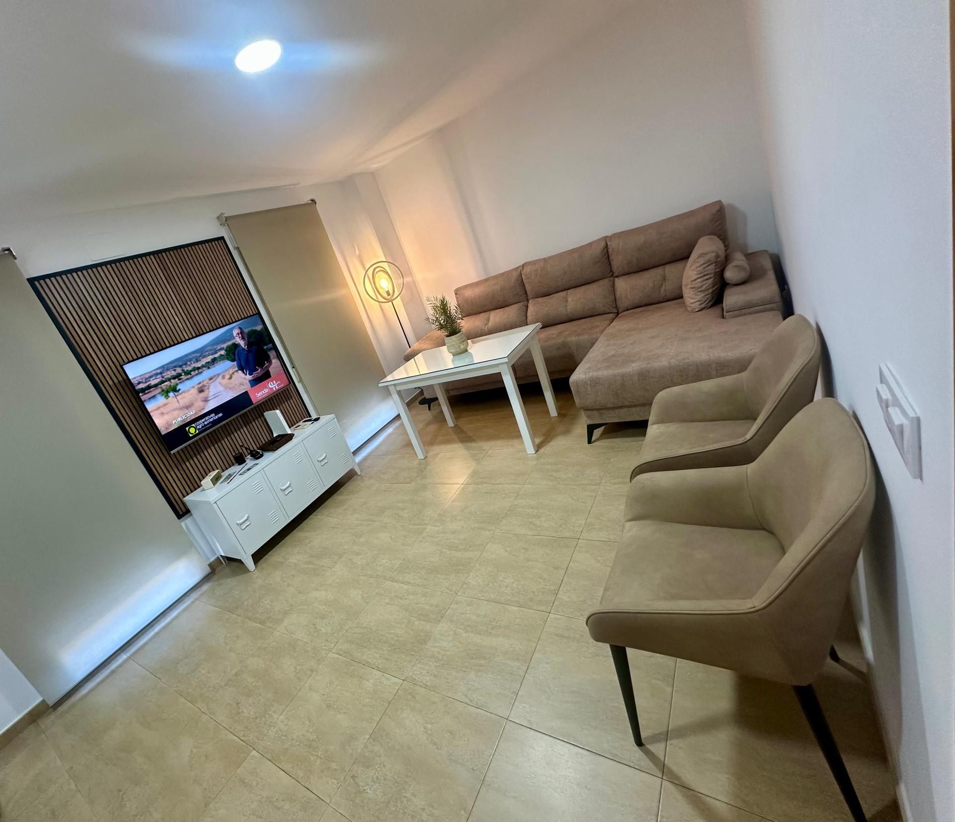 Sala d'estar de Apartament de lloguer en Villanueva de la Serena amb Aire condicionat, Calefacció i Traster