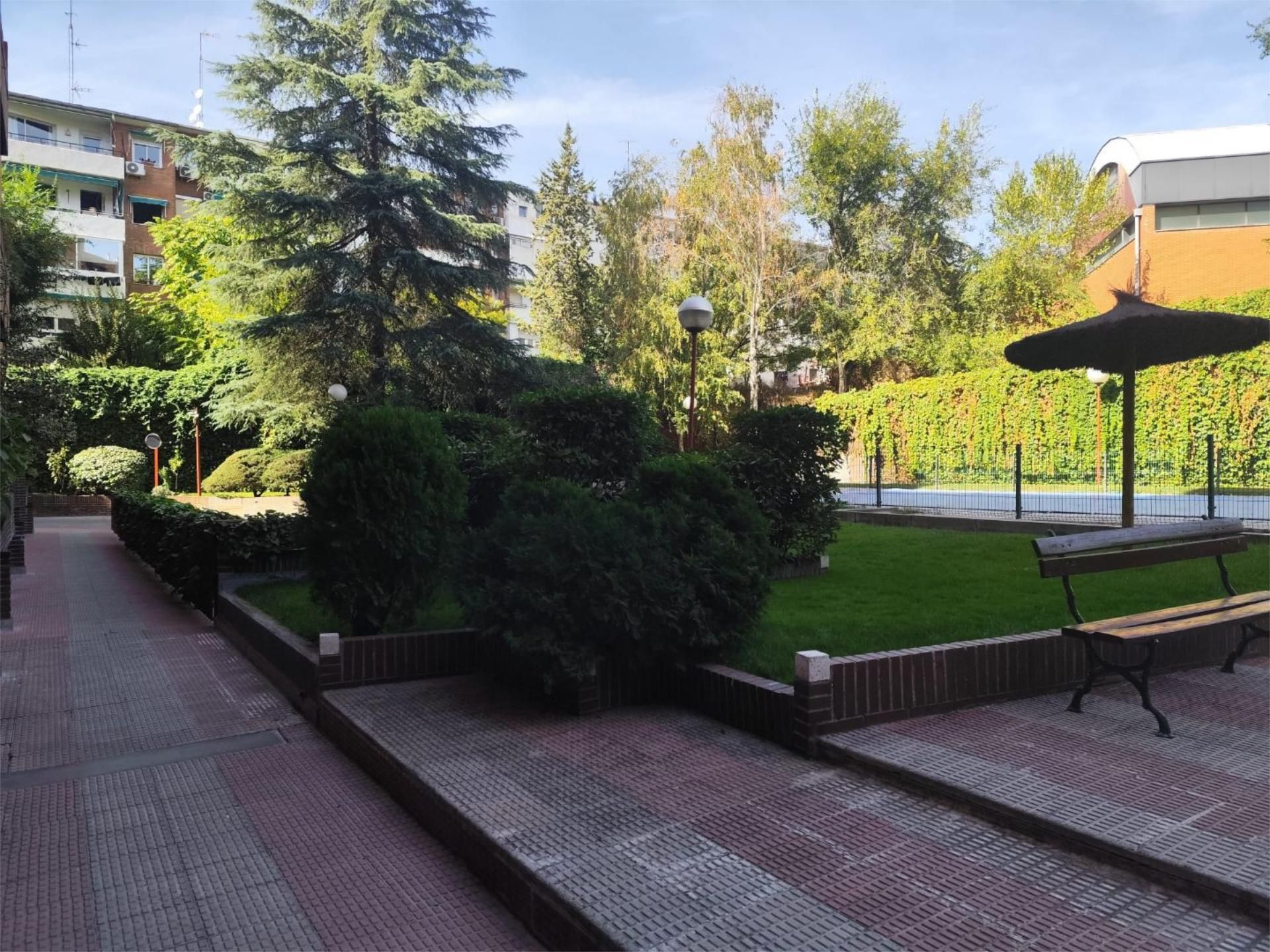 Garden of Flat to rent in  Madrid Capital  with Swimming Pool