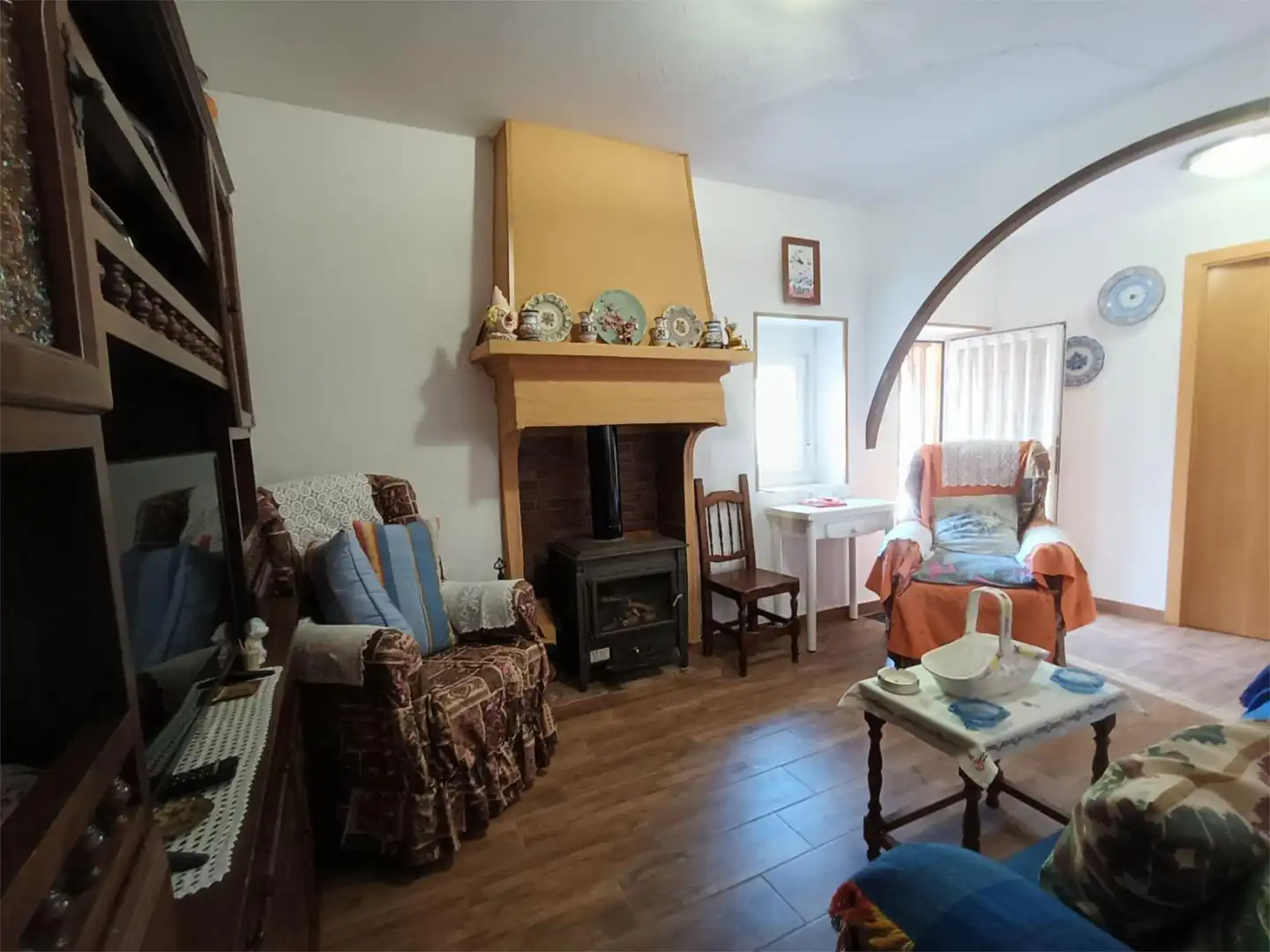 Sala d'estar de Casa adosada en venda en Las Herencias