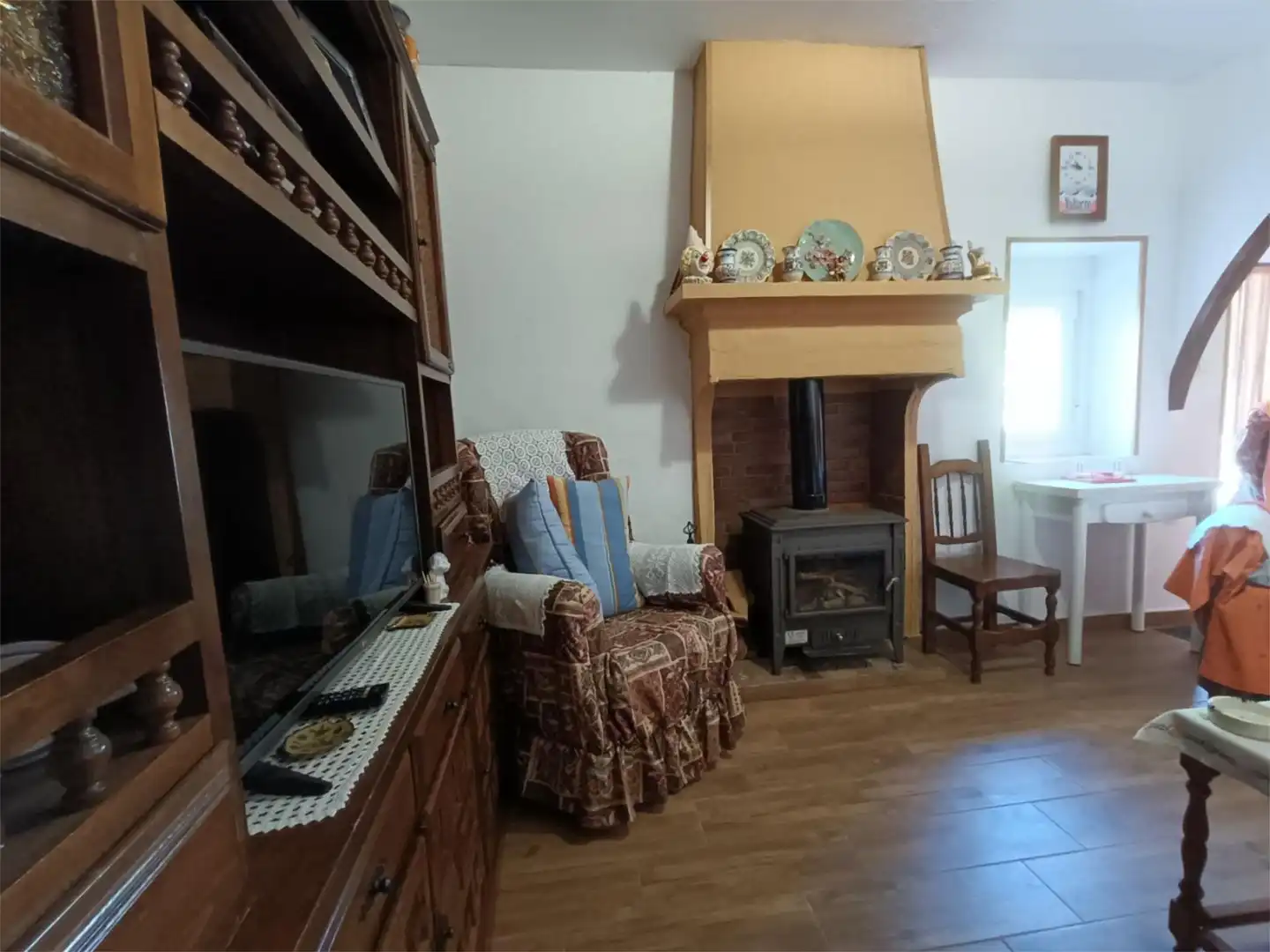 Sala d'estar de Casa adosada en venda en Las Herencias