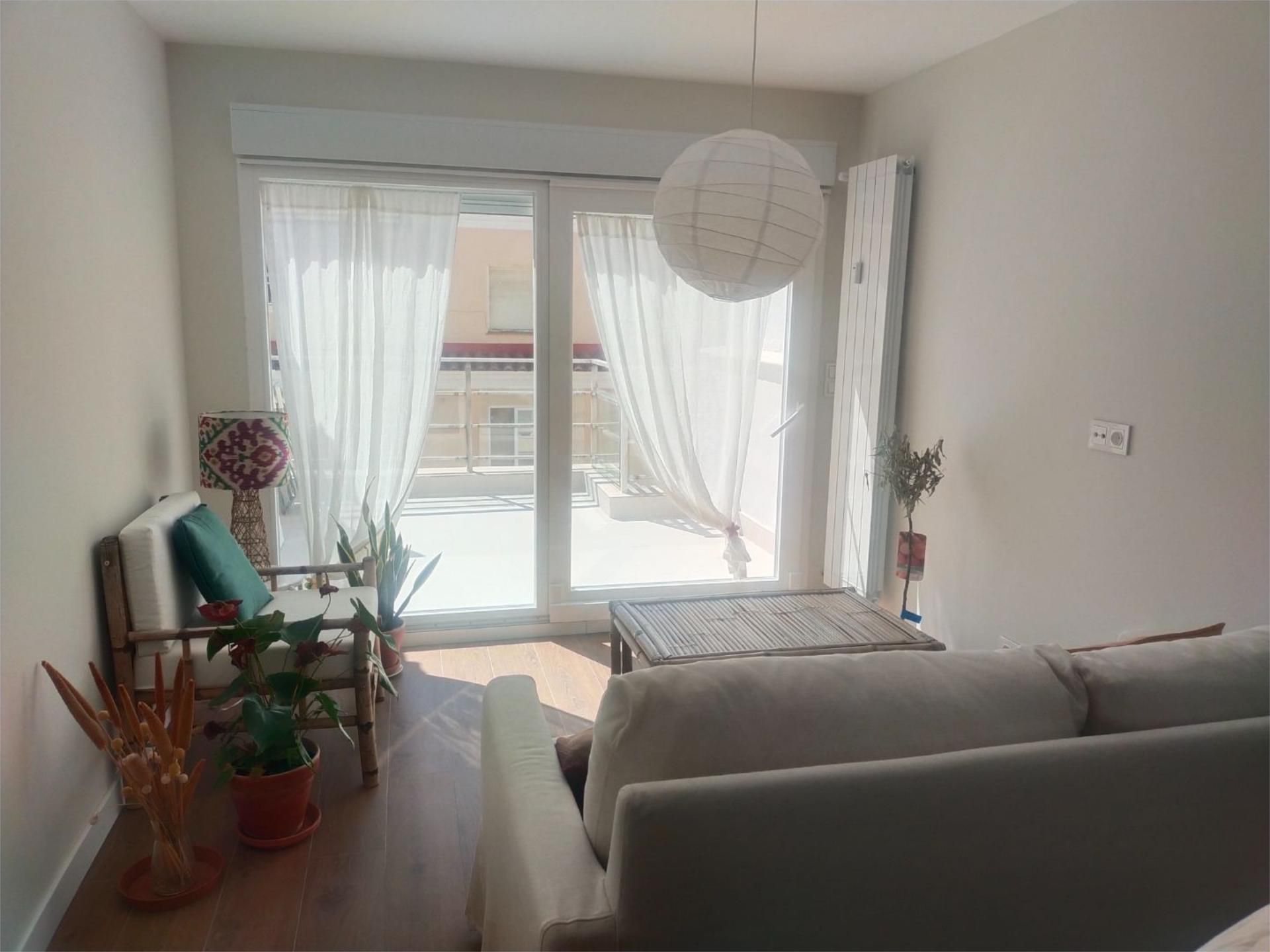 Living room of Flat to rent in  Madrid Capital  with Air Conditioner, Heating and Terrace