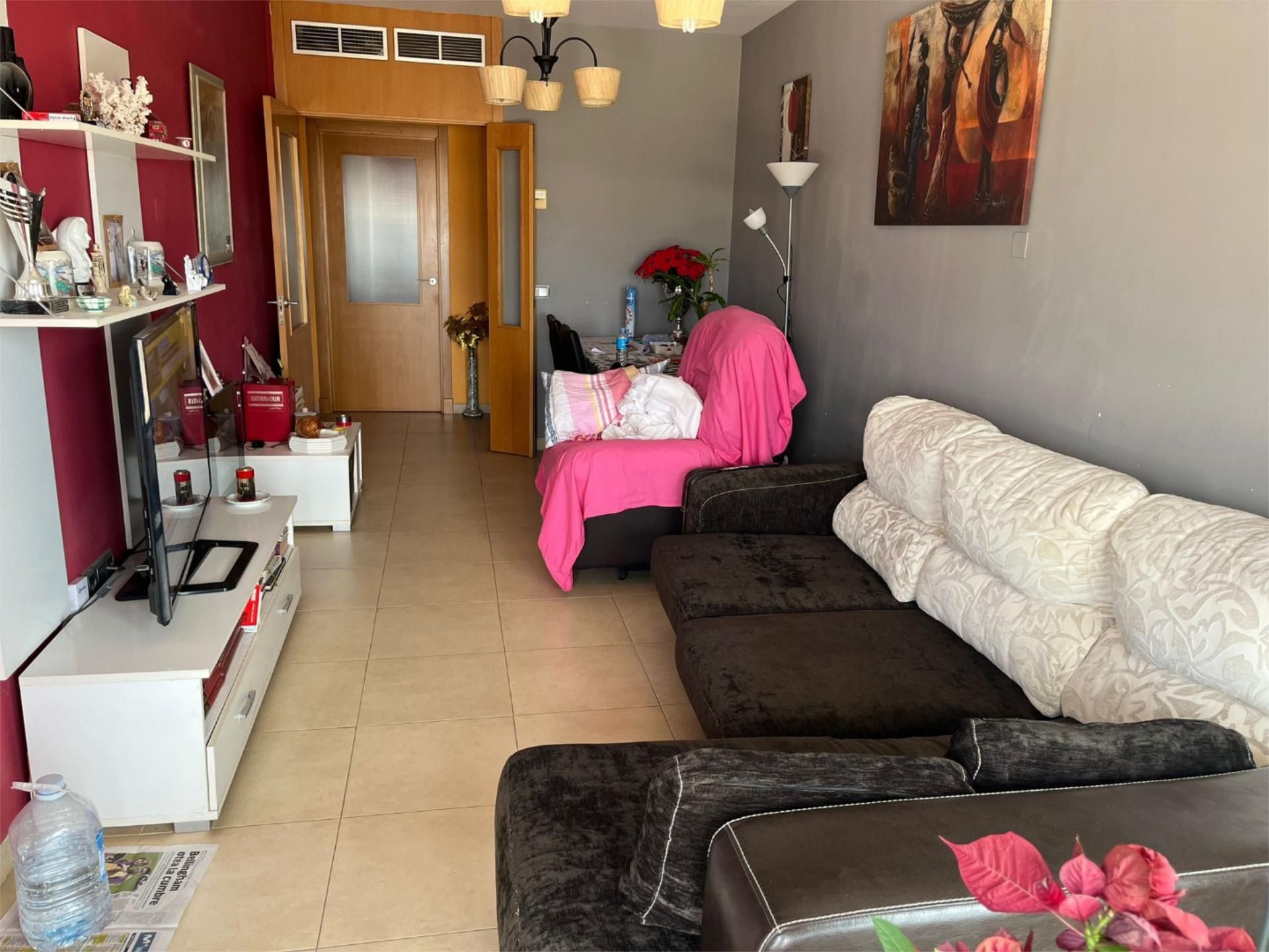 Flat for sale in Calle Sierra de Gádor, 9, El Parador de las Hortichuelas Living room of Flat for sale in Roquetas de Mar  with Air Conditioner and Terrace