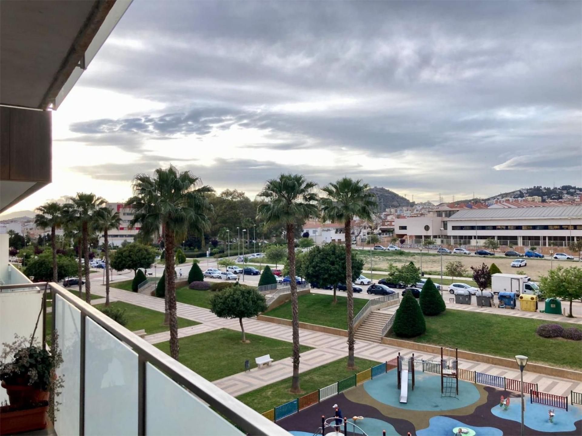 Flat for sale in Avenida Jorge Luis Borges, 16, El Tejar - Hacienda Bizcochero Exterior view of Flat for sale in Málaga Capital  with Air Conditioner, Heating and Private garden