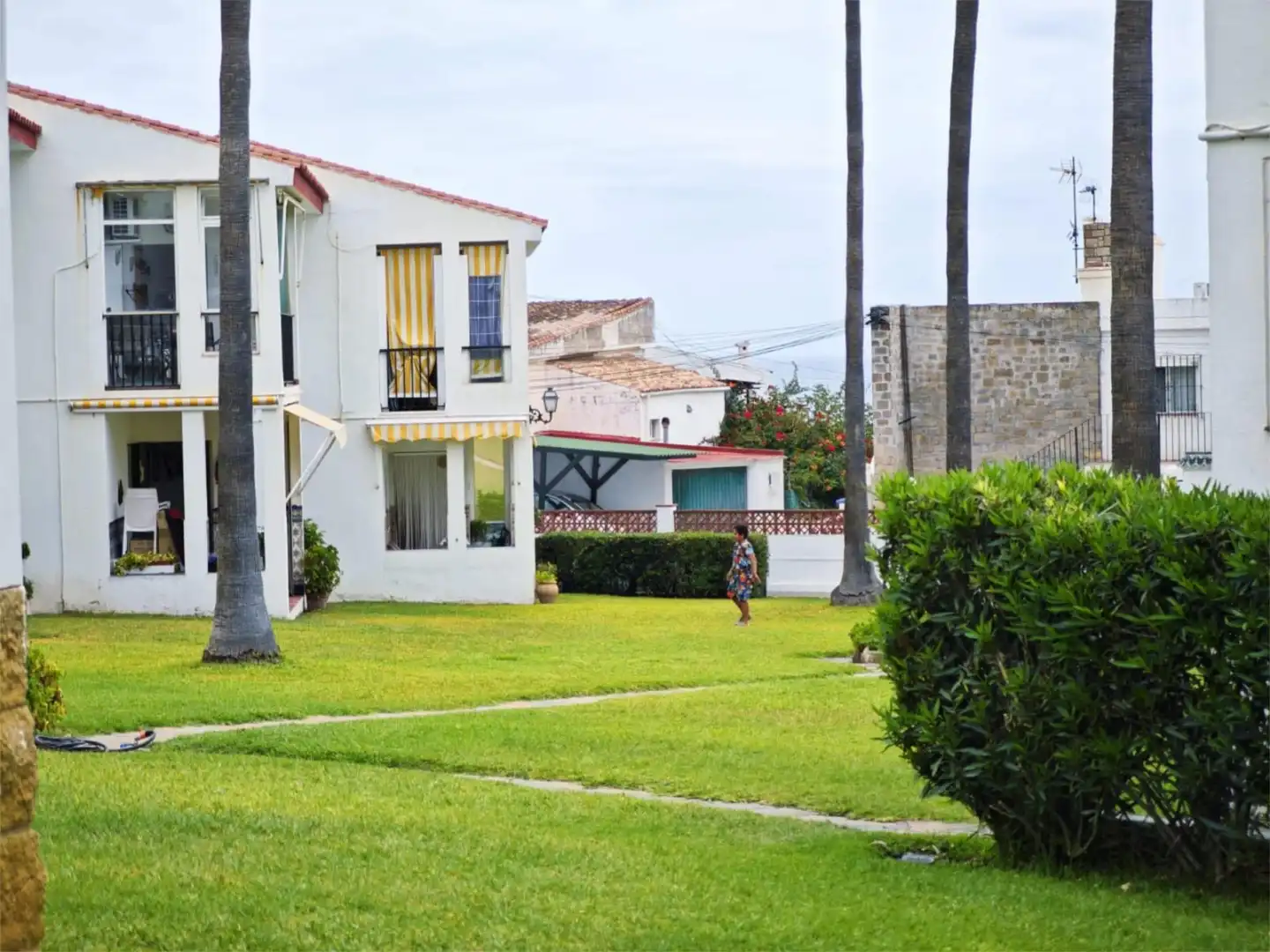 Ground floor for sale in Urbanización Manilva Beach, 23, Alcorrín Exterior view of Ground floor for sale in Manilva with Terrace, Swimming Pool and Balcony