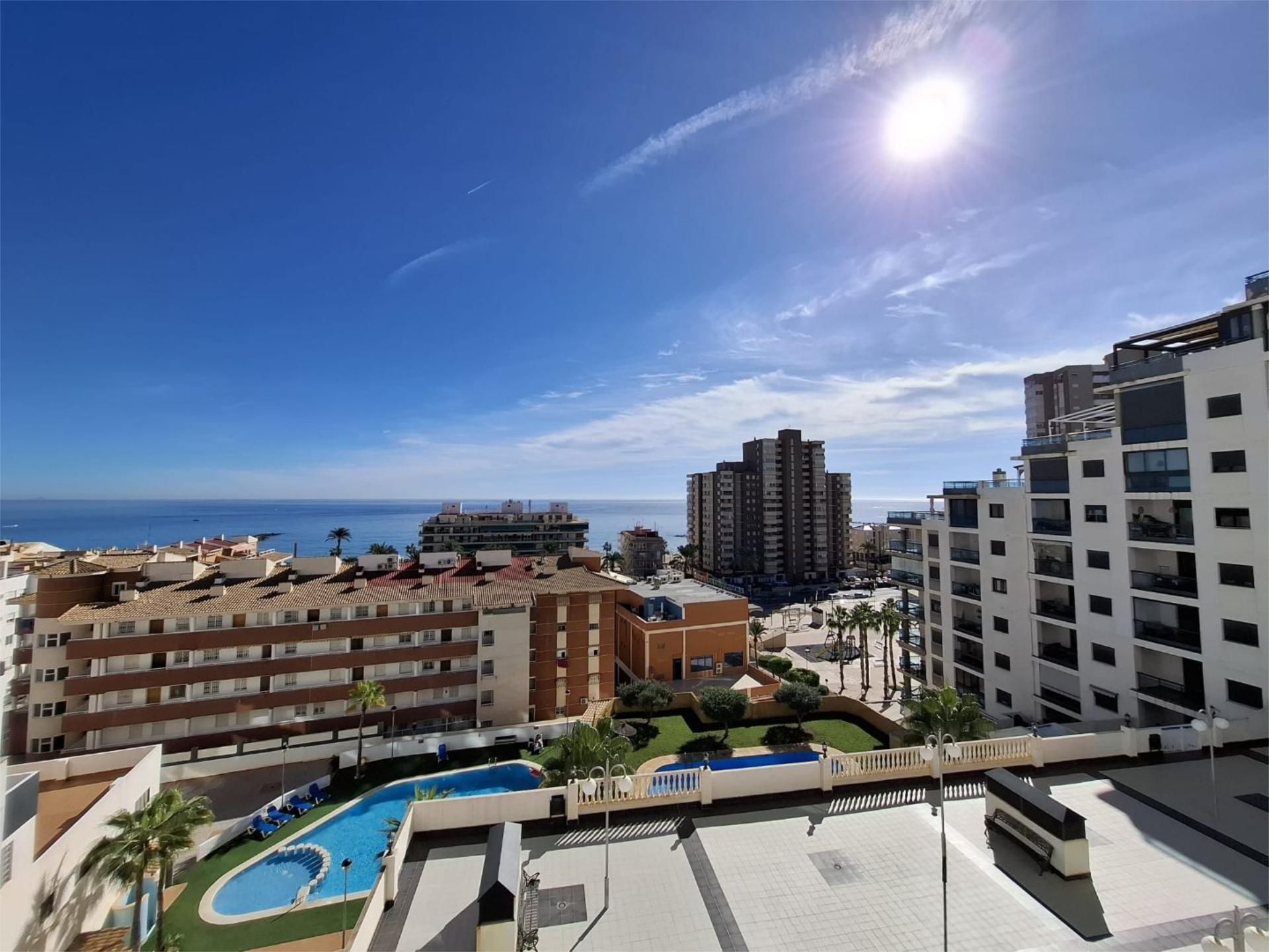 Flat for sale in Carrer de Benissa, 7, Campello Playa Exterior view of Flat for sale in El Campello  with Air Conditioner, Terrace and Swimming Pool