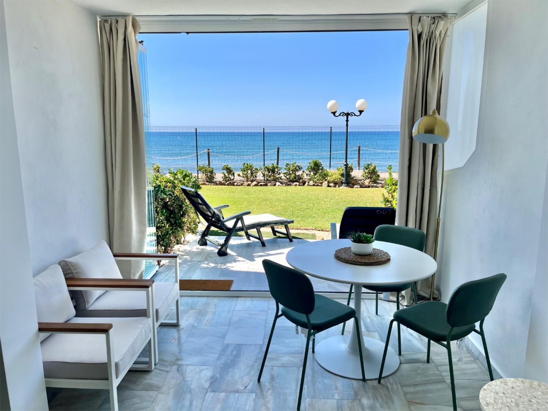 Jardí de Apartament de lloguer en Mijas