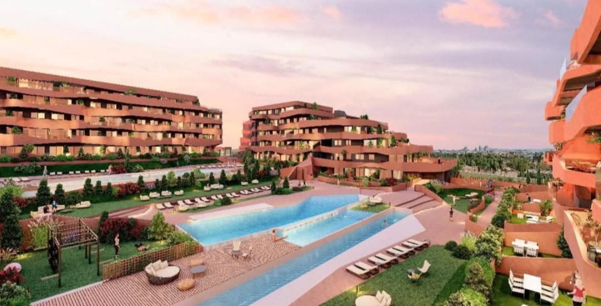 Study for sale in Calle 2 Zb Gp2, 2a, Guadalupe Exterior view of Study for sale in  Murcia Capital  with Air Conditioner, Terrace and Swimming Pool