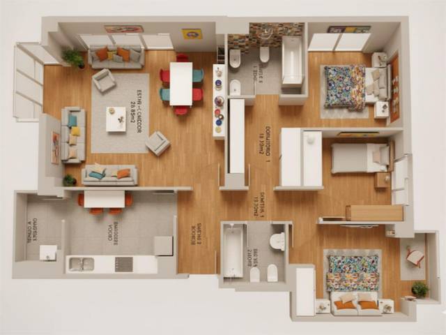 Piso en Venta en Calle de Minerva, 57 en Valdebernardo - Valderribas