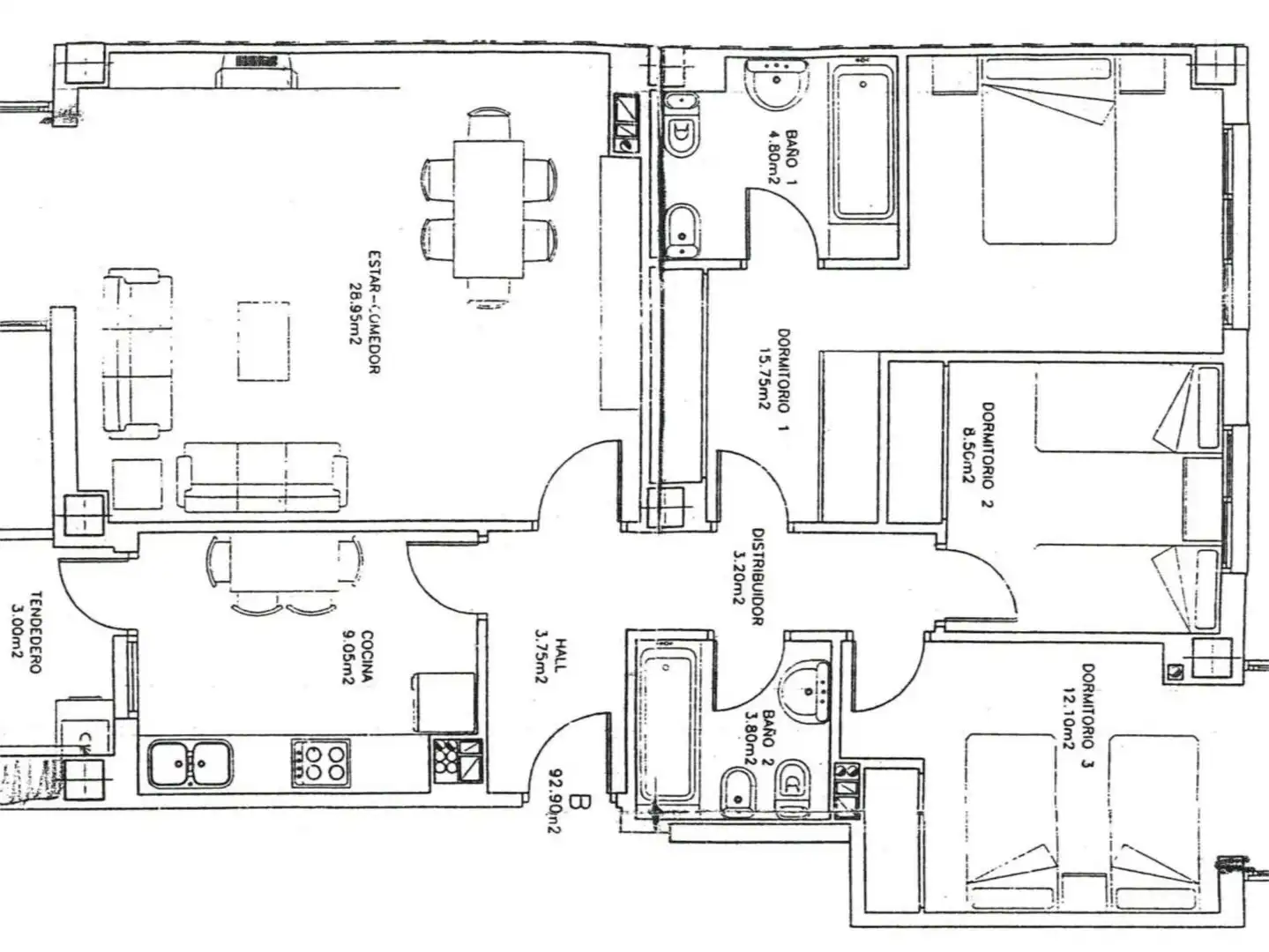 Flat for sale in Calle de Minerva, 57, Valdebernardo - Valderribas Flat for sale in Madrid Capital with Air Conditioner and Swimming Pool