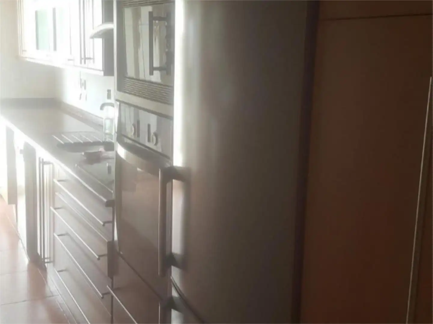 Kitchen of Flat for sale in  Madrid Capital  with Air Conditioner, Terrace and Swimming Pool