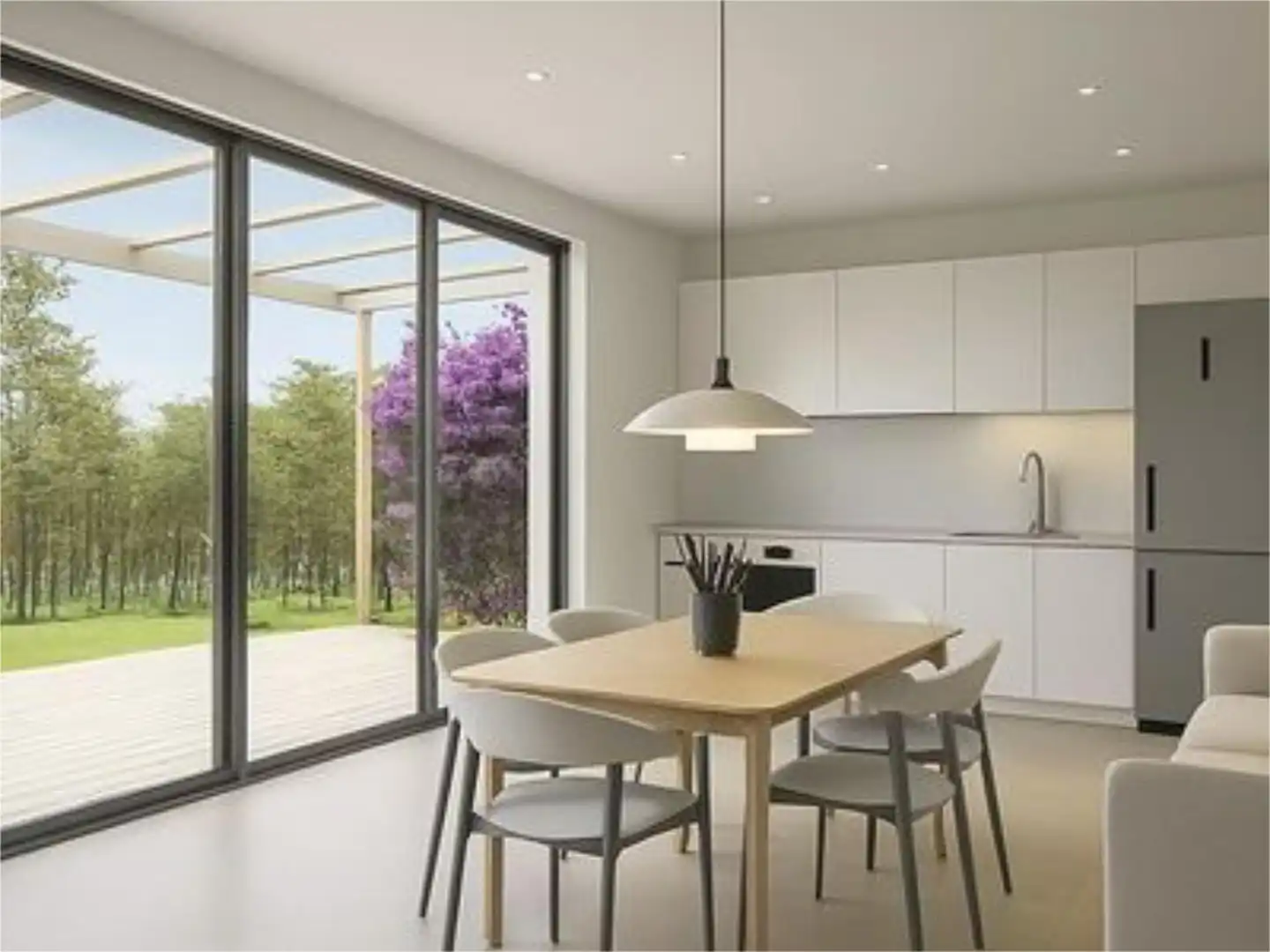 Comedor de Piso en venta en Fogars de la Selva con Jardín privado y Terraza
