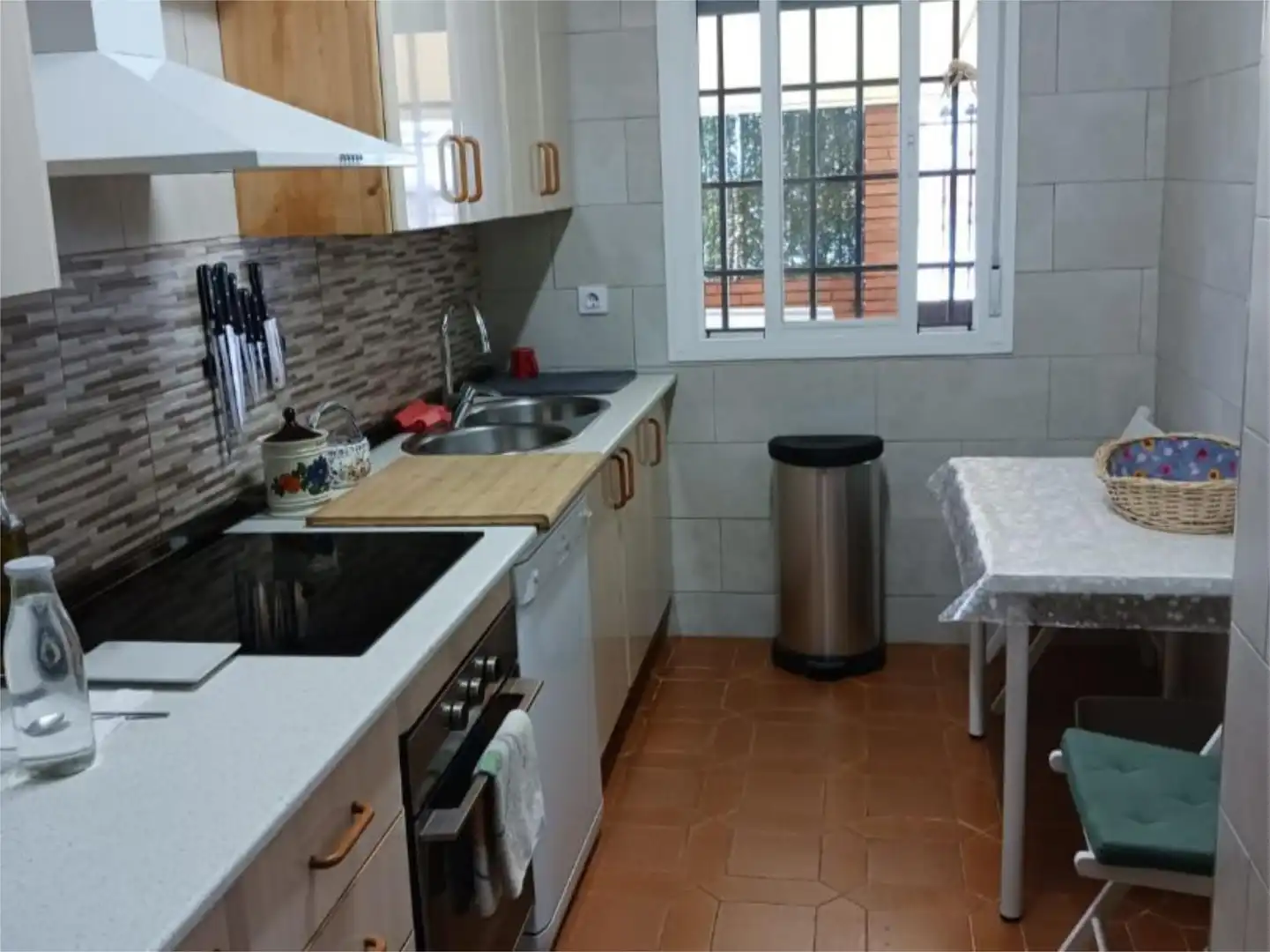 Küche von Wohnung zum Verkauf in Villanueva del Río y Minas mit Klimaanlage, Heizung und Terrasse