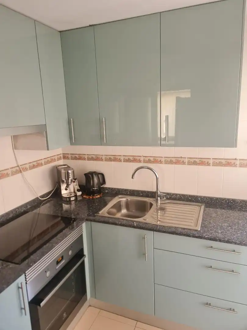 Piso en venta en Carretera de Alicun, 315, El Parador de las Hortichuelas Cocina de Piso en venta en Roquetas de Mar con Aire acondicionado, Amueblado y Horno