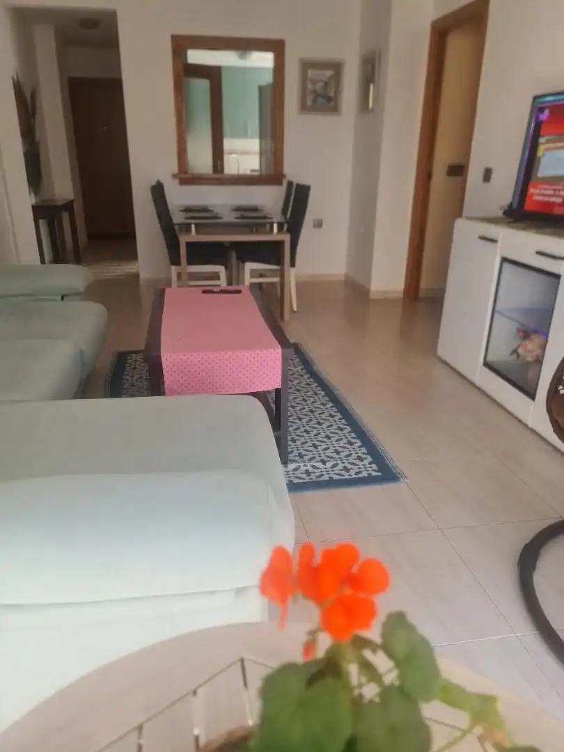 Piso en venta en Carretera de Alicun, 315, El Parador de las Hortichuelas Sala de estar de Piso en venta en Roquetas de Mar con Aire acondicionado, Amueblado y Horno