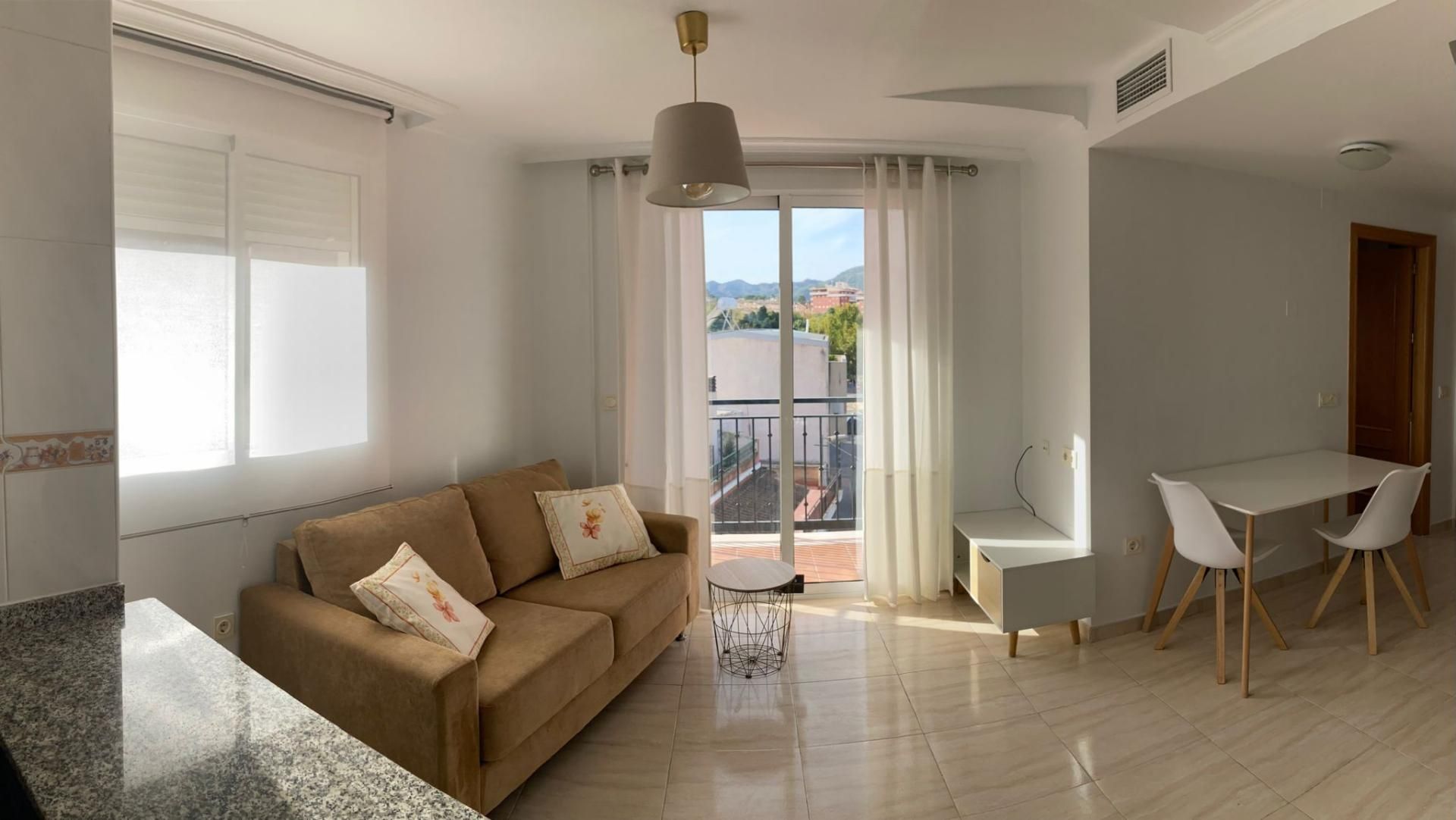 Piso de alquiler en Calle Mayor, 8, Torreagüera Sala de estar de Piso de alquiler en  Murcia Capital con Aire acondicionado, Calefacción y Terraza