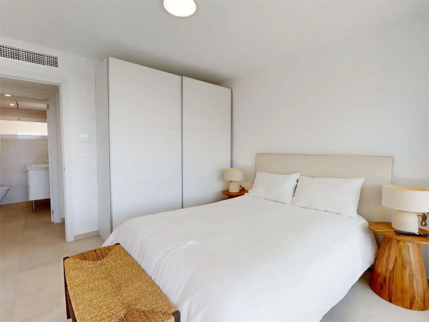 Wohnungen zur Miete in Carrer Noruega, 12, Poble Nou - Montiboli Schlafzimmer von Wohnungen zur Miete in Villajoyosa / La Vila Joiosa mit Klimaanlage, Möbliert und Gemeinschaftsparkplatz
