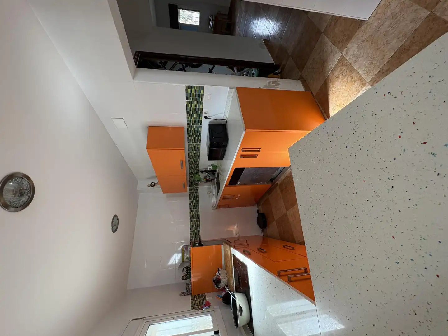 Kitchen of Flat for sale in Sevilla  with Air Conditioner, Private garden and Terrace
