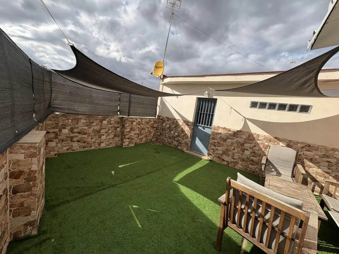 Terrace of Flat for sale in Sevilla  with Air Conditioner, Private garden and Terrace