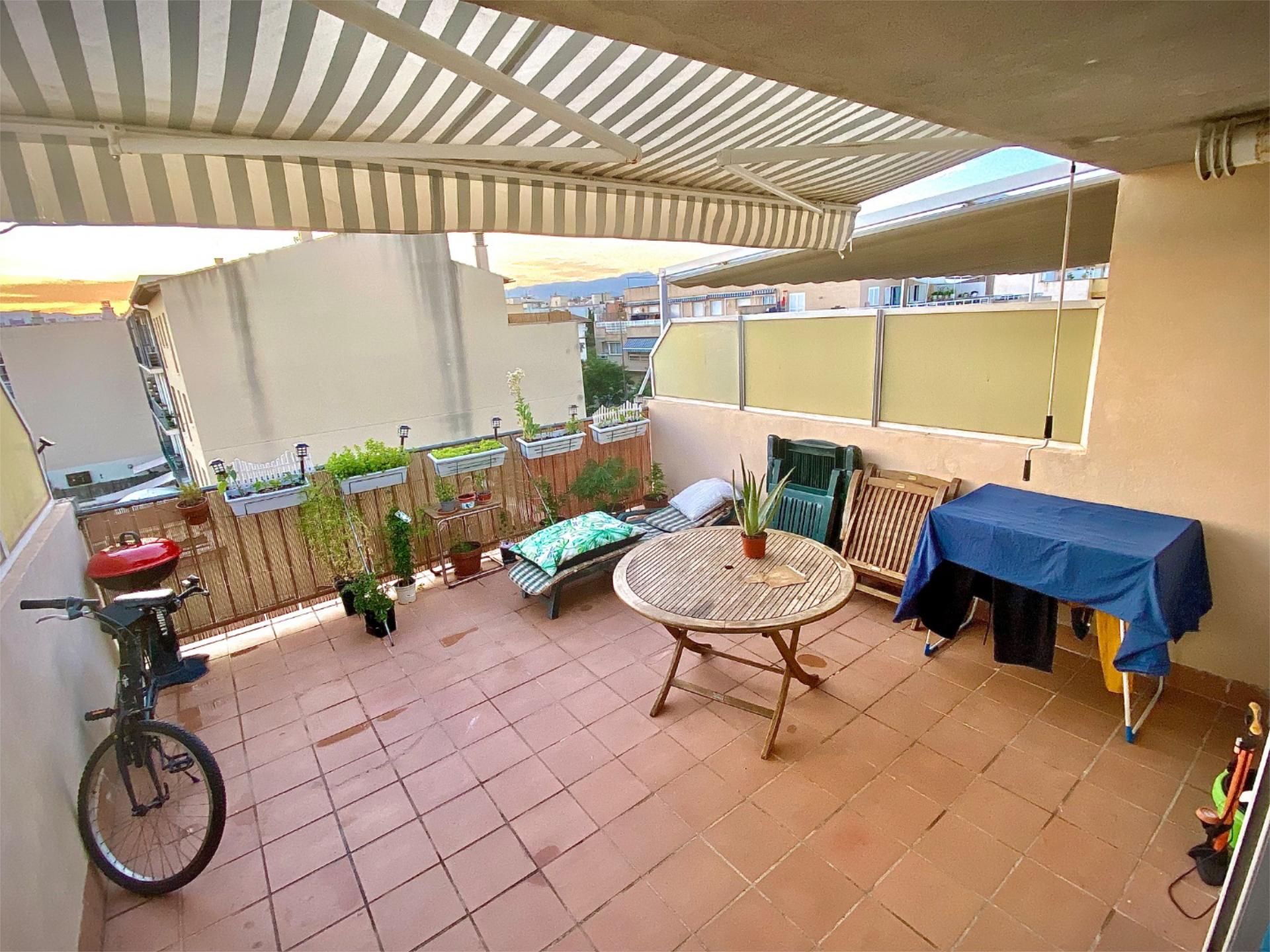 Terrace of Duplex to share in  Palma de Mallorca
