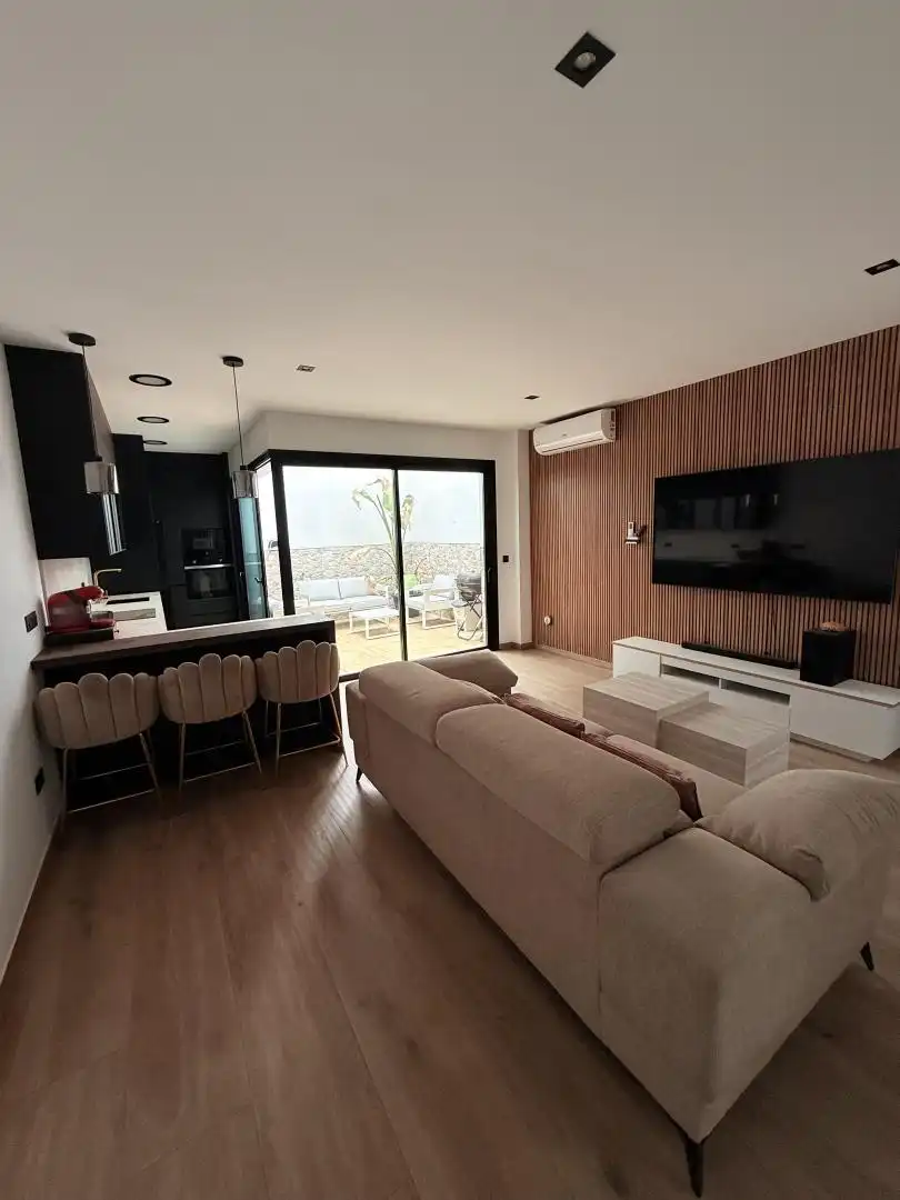 Detached homes for sale in Calle Pablo Picasso, 1, Villa del Río Living room of Detached homes for sale in Villa del Río with Air Conditioner, Heating and Terrace