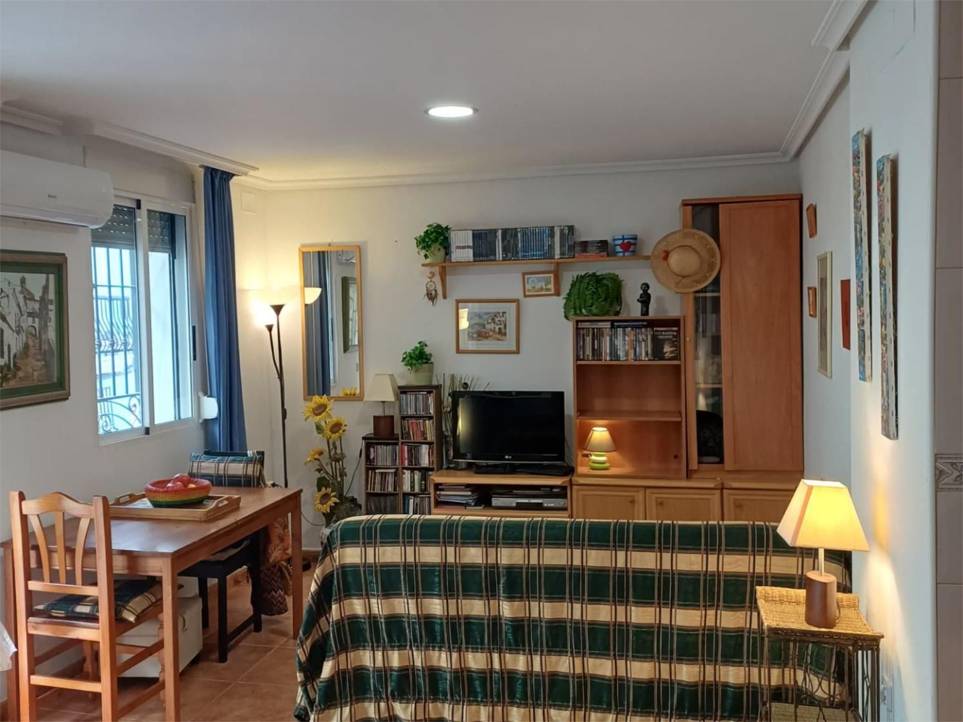 Living room of Flat for sale in Villajoyosa / La Vila Joiosa  with Air Conditioner and Balcony
