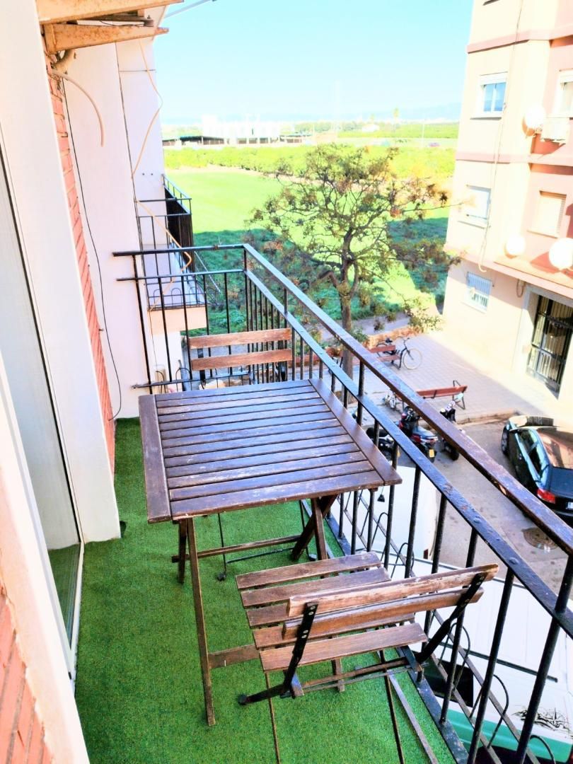 Flat to rent in Calle Benirredrà, 5, Cases de Bàrcena Balcony of Flat to rent in  Valencia Capital  with Air Conditioner, Terrace and Furnished