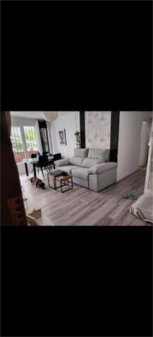 Living room of Flat for sale in Estepona  with Private garden, Terrace and Swimming Pool