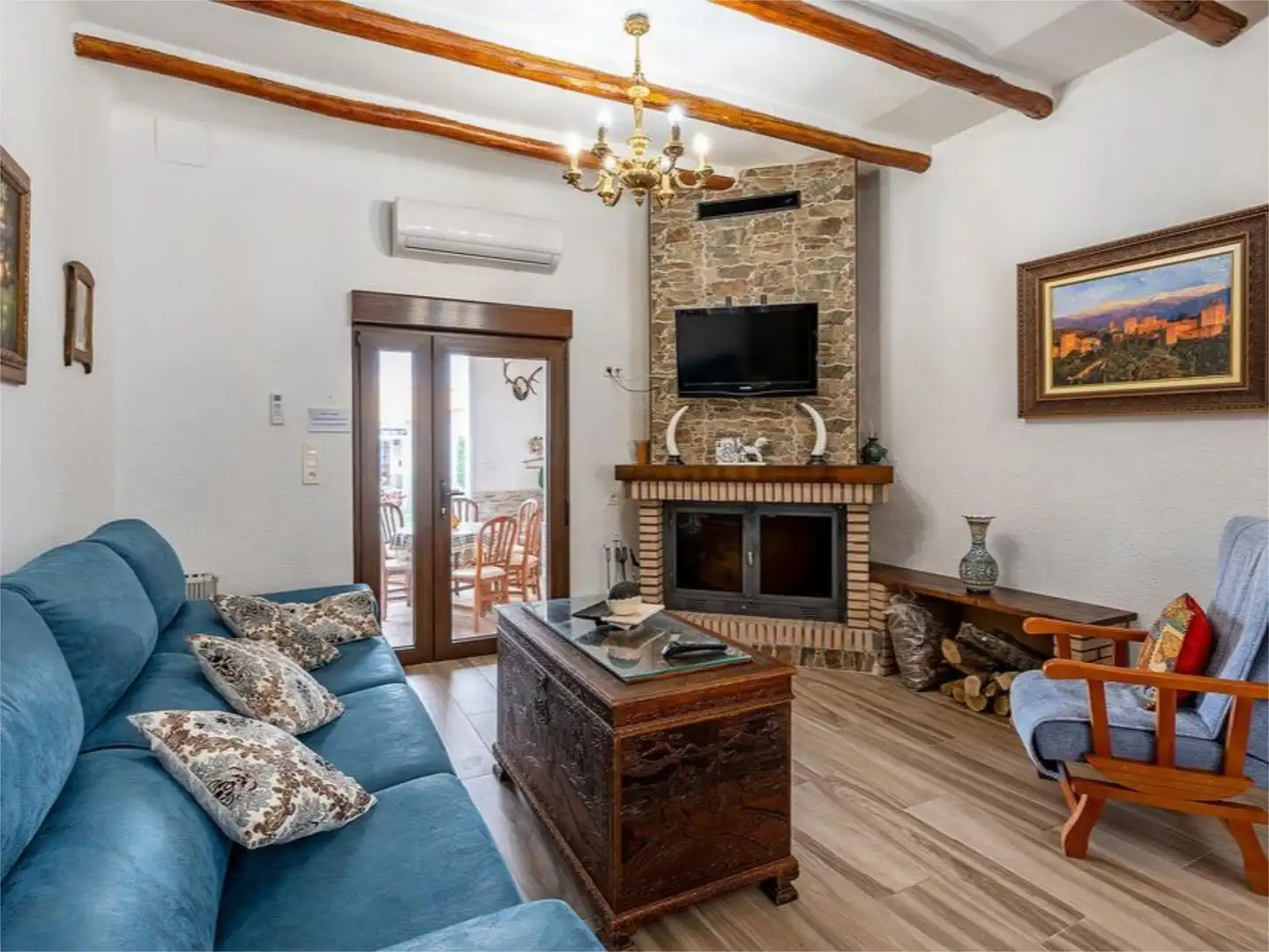 Country house zur Miete in Calle Nueva de la Virgen de Trasmulas, 28, Pinos Puente Wohnzimmer von Country house zur Miete in Pinos Puente
