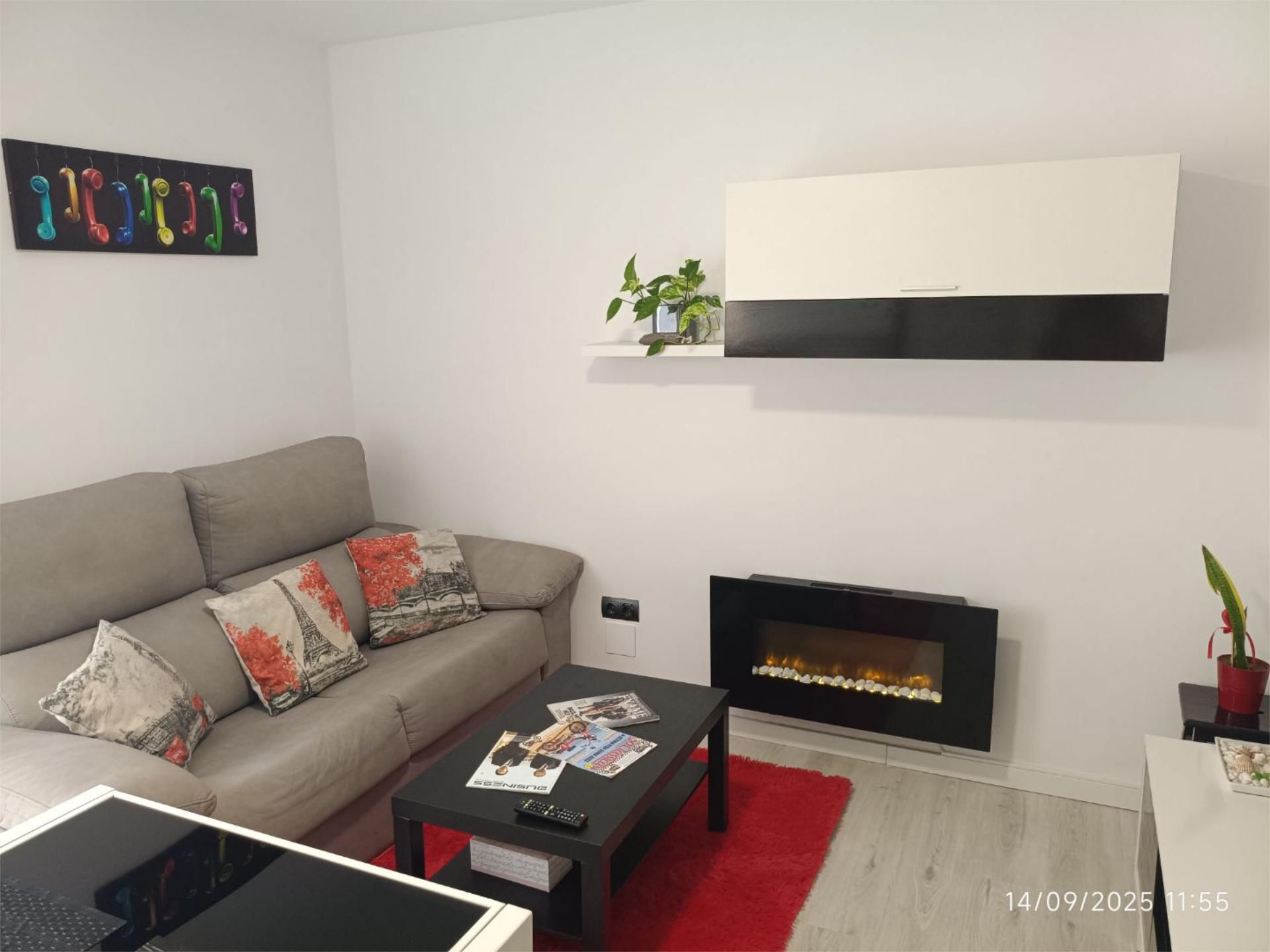 Flat to rent in Carrer Baronia, 26, Vilafortuny Living room of Flat to rent in Cambrils  with Air Conditioner, Parquet flooring and Swimming Pool