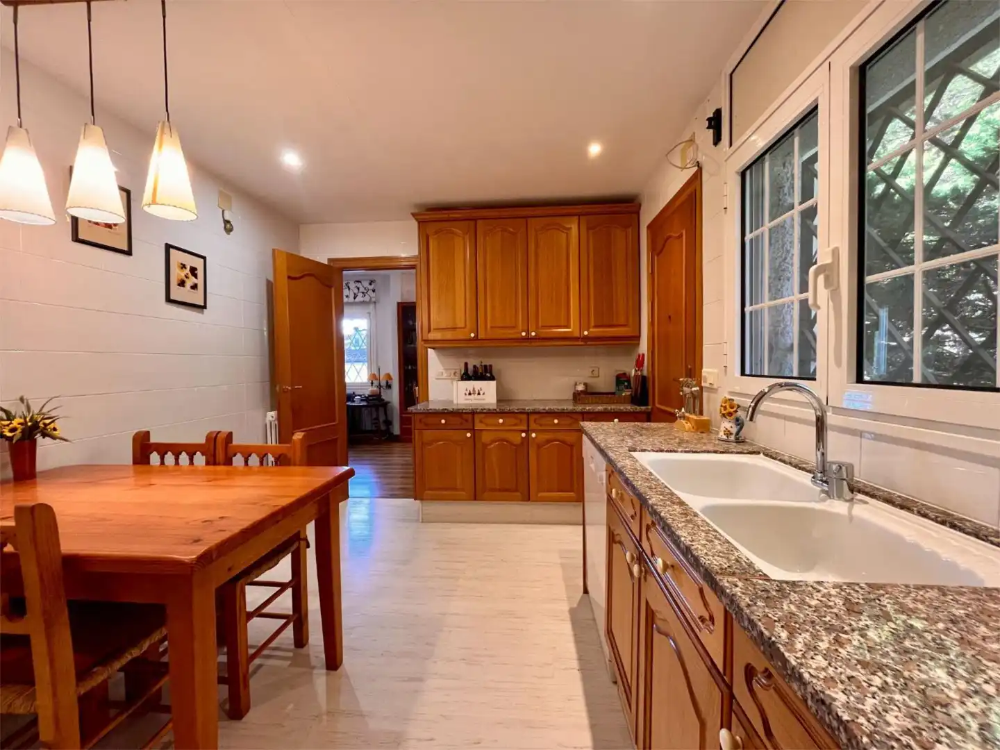 Cocina de Casa o chalet en venta en Begues con Aire acondicionado, Terraza y Piscina