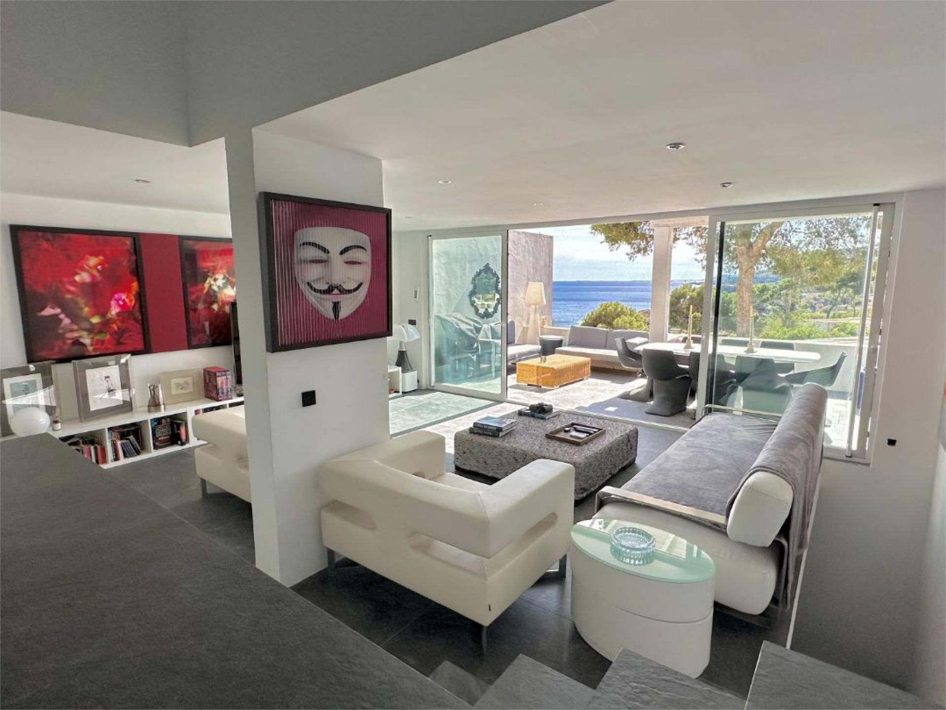 Apartment to rent in Carrer de Sant Mateu, 60, Roca Llisa Living room of Apartment to rent in Santa Eulària des Riu  with Air Conditioner, Heating and Terrace