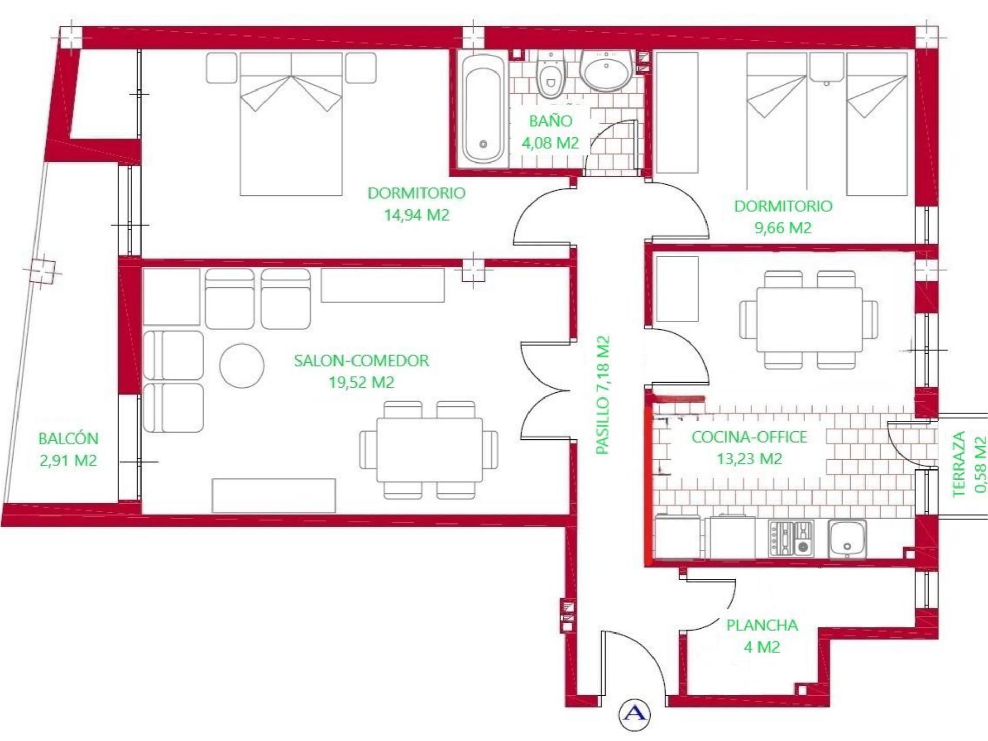 Flat for sale in Calle Ancha, 45, Castellanos de Moriscos Flat for sale in Castellanos de Moriscos  with Balcony