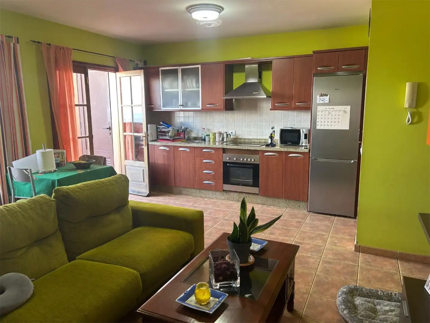 Piso en venta en Calle la Alhóndiga, Los Realejos pueblo Cocina de Piso en venta en Los Realejos con Terraza, Trastero y Amueblado