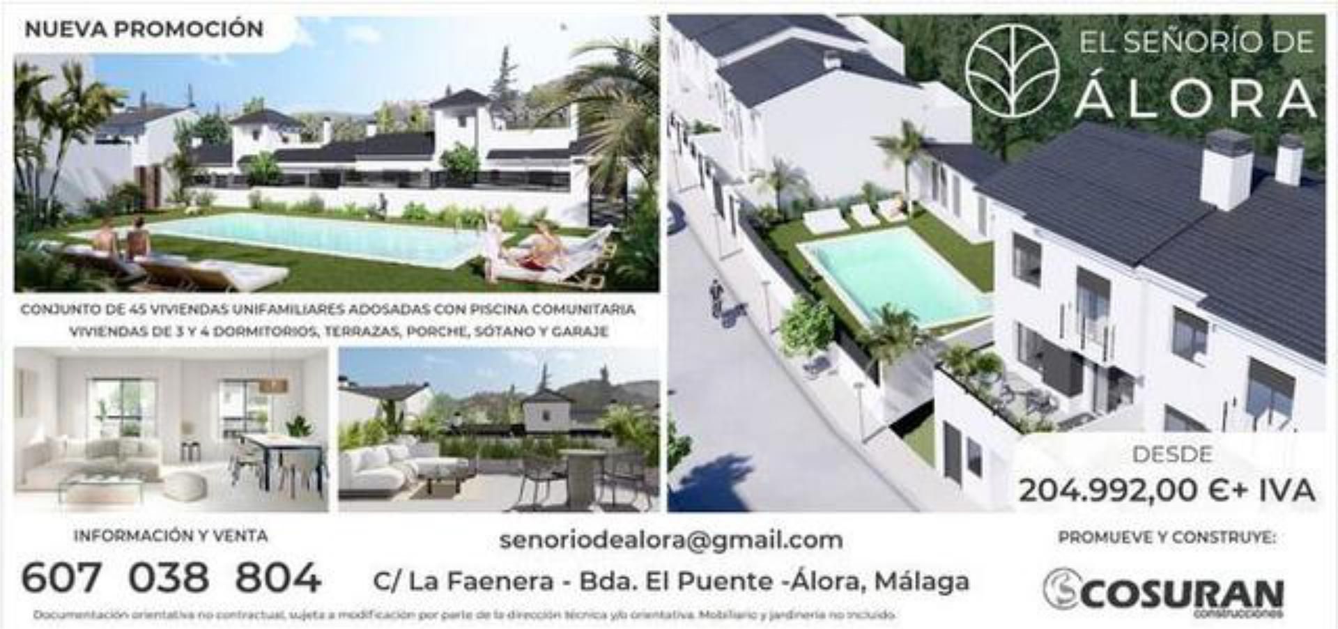House or chalet for sale in Álora Exterior view of House or chalet for sale in Álora with Terrace and Swimming Pool