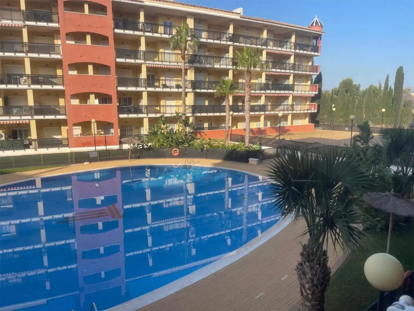 Swimming pool of Flat for rent in Canet d'En Berenguer  with Air Conditioner, Terrace and Swimming Pool