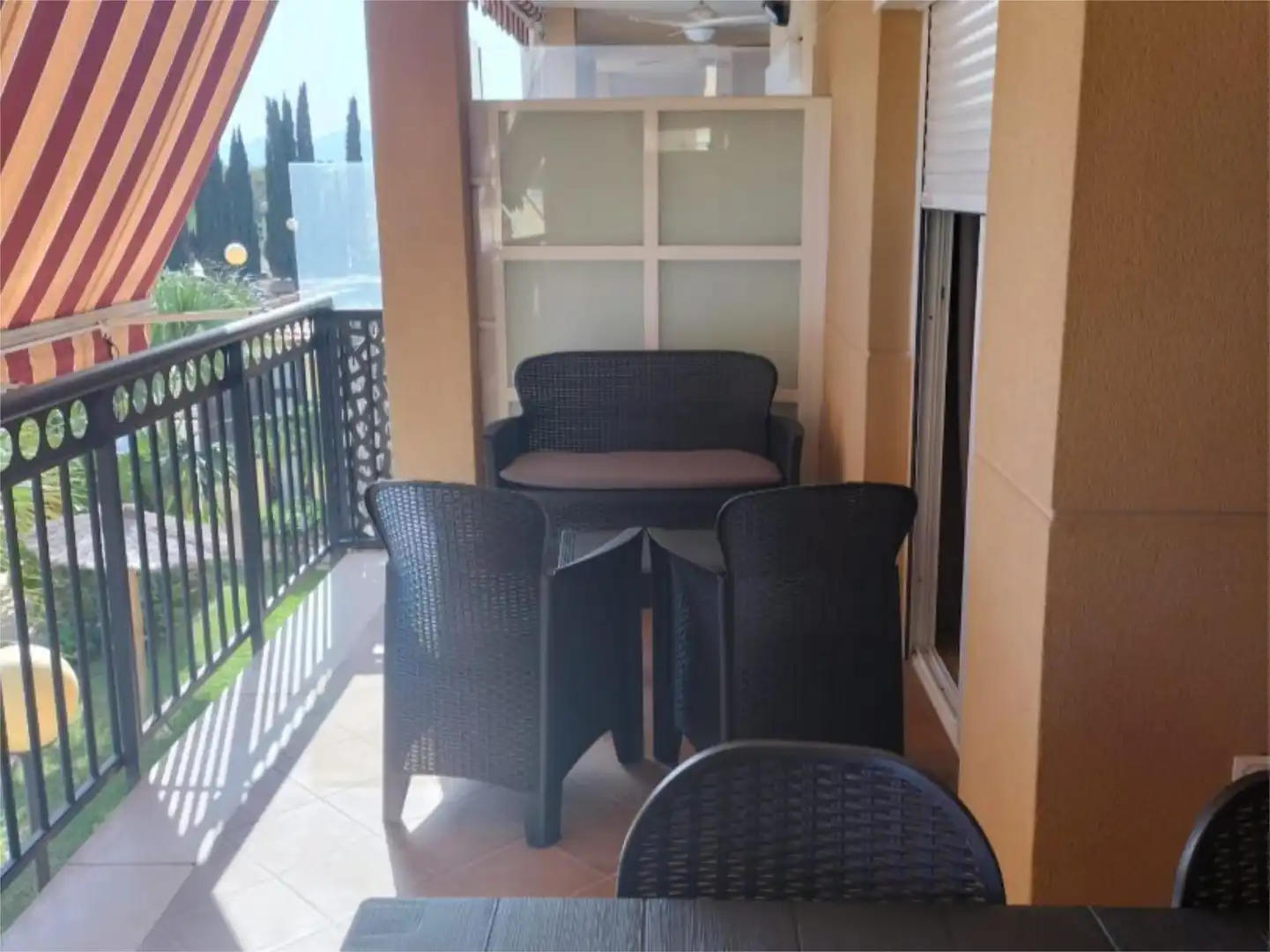 Balcony of Flat for rent in Canet d'En Berenguer  with Air Conditioner, Terrace and Swimming Pool