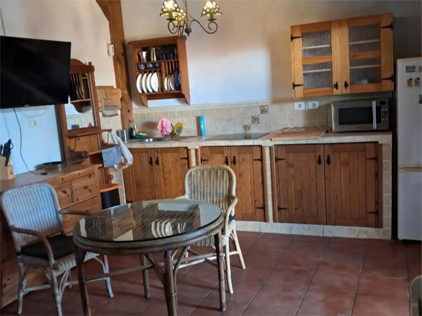 Cuina de Casa o xalet en venda en San Bartolomé de Tirajana amb Aire condicionat, Terrassa i Balcó