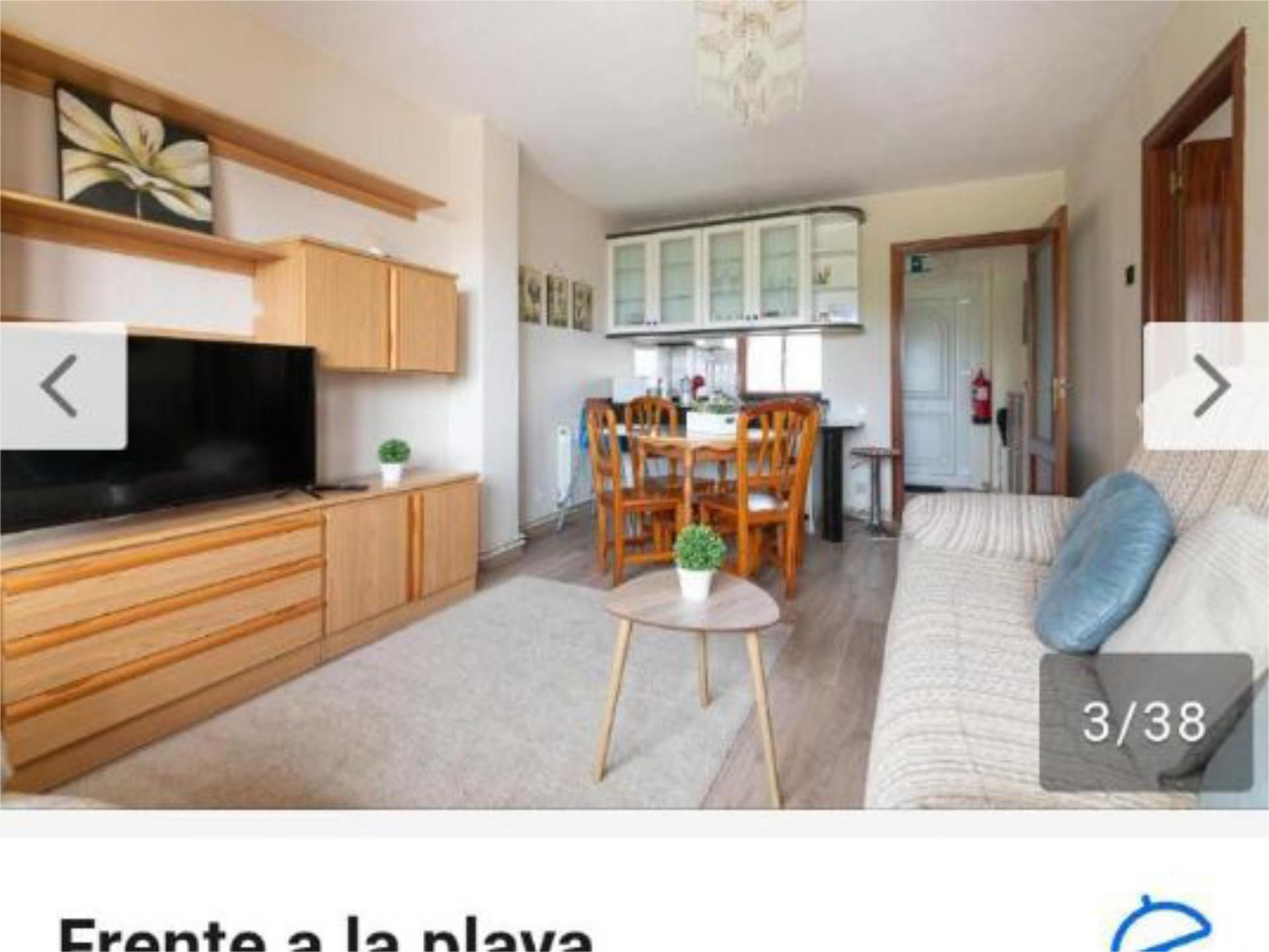 Sala d'estar de Apartament de lloguer en Miengo amb Terrassa