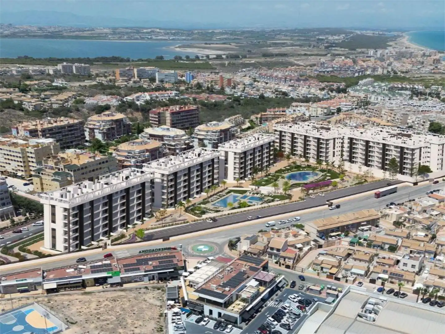 Exterior view of Flat for sale in Torrevieja  with Air Conditioner, Terrace and Swimming Pool