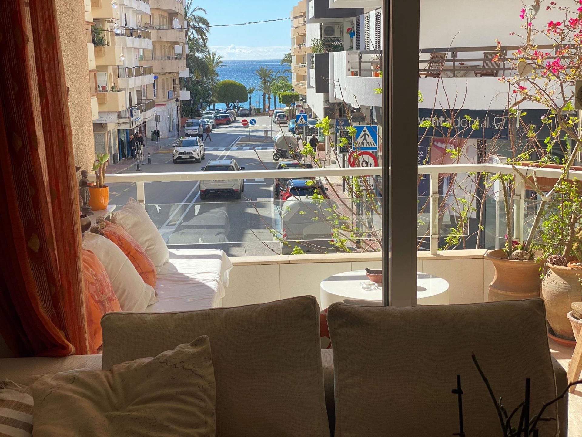 Exterior view of Flat for sale in Santa Eulària des Riu  with Air Conditioner, Furnished and Balcony