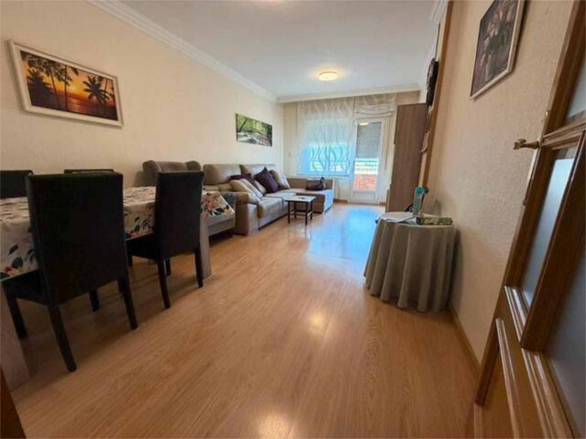 Living room of Flat to rent in  Albacete Capital  with Heating, Terrace and Furnished