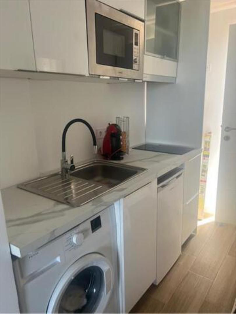 Cocina de Apartamento de alquiler en Mijas con Jardín privado, Piscina y Amueblado
