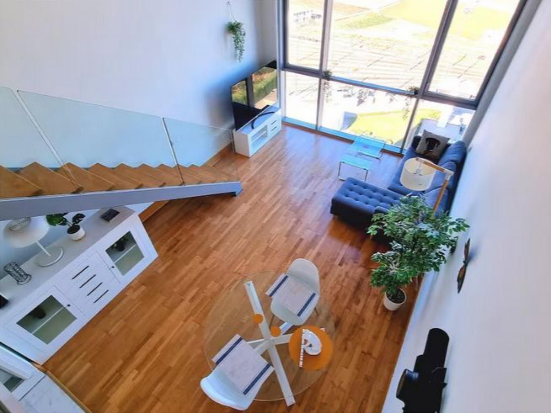 Sala de estar de Apartamento de alquiler en  Valencia Capital con Aire acondicionado