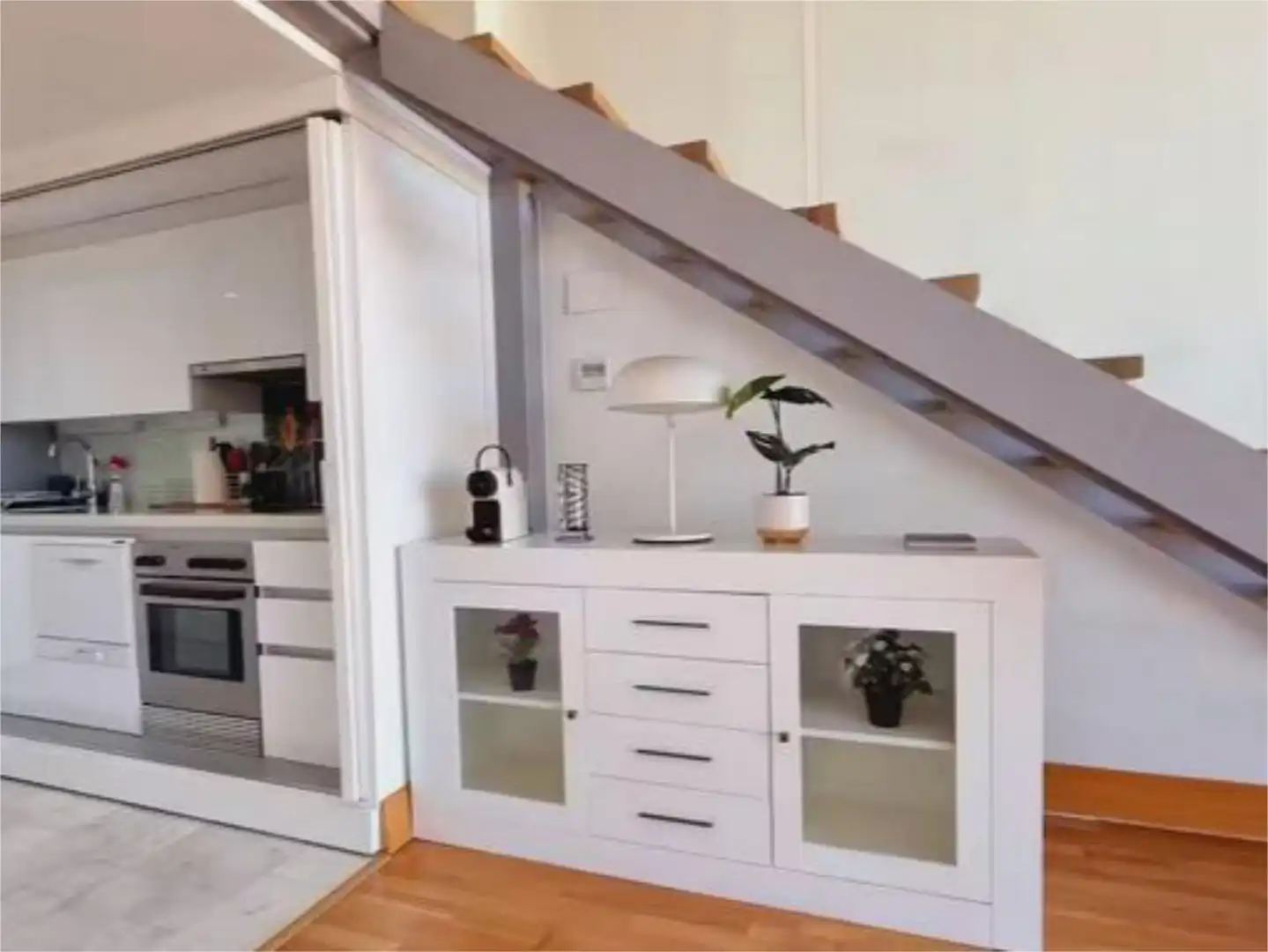 Cuina de Apartament de lloguer en Valencia amb Aire condicionat