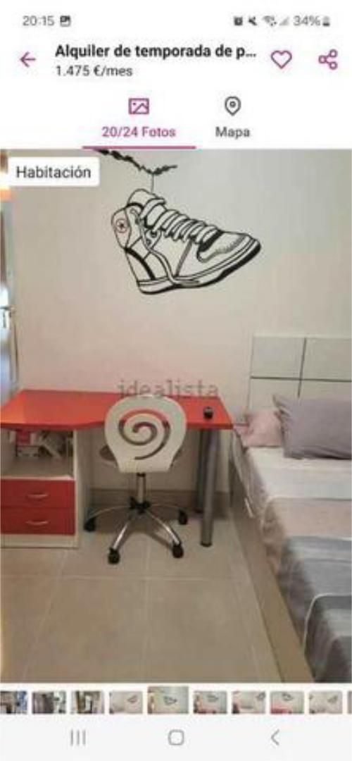 Bedroom of Apartment to rent in Alboraya  with Terrace and Swimming Pool