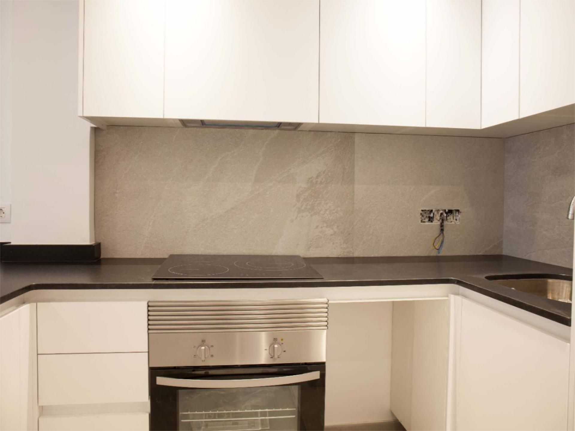 Kitchen of Flat to rent in Alella  with Air Conditioner, Heating and Storage room