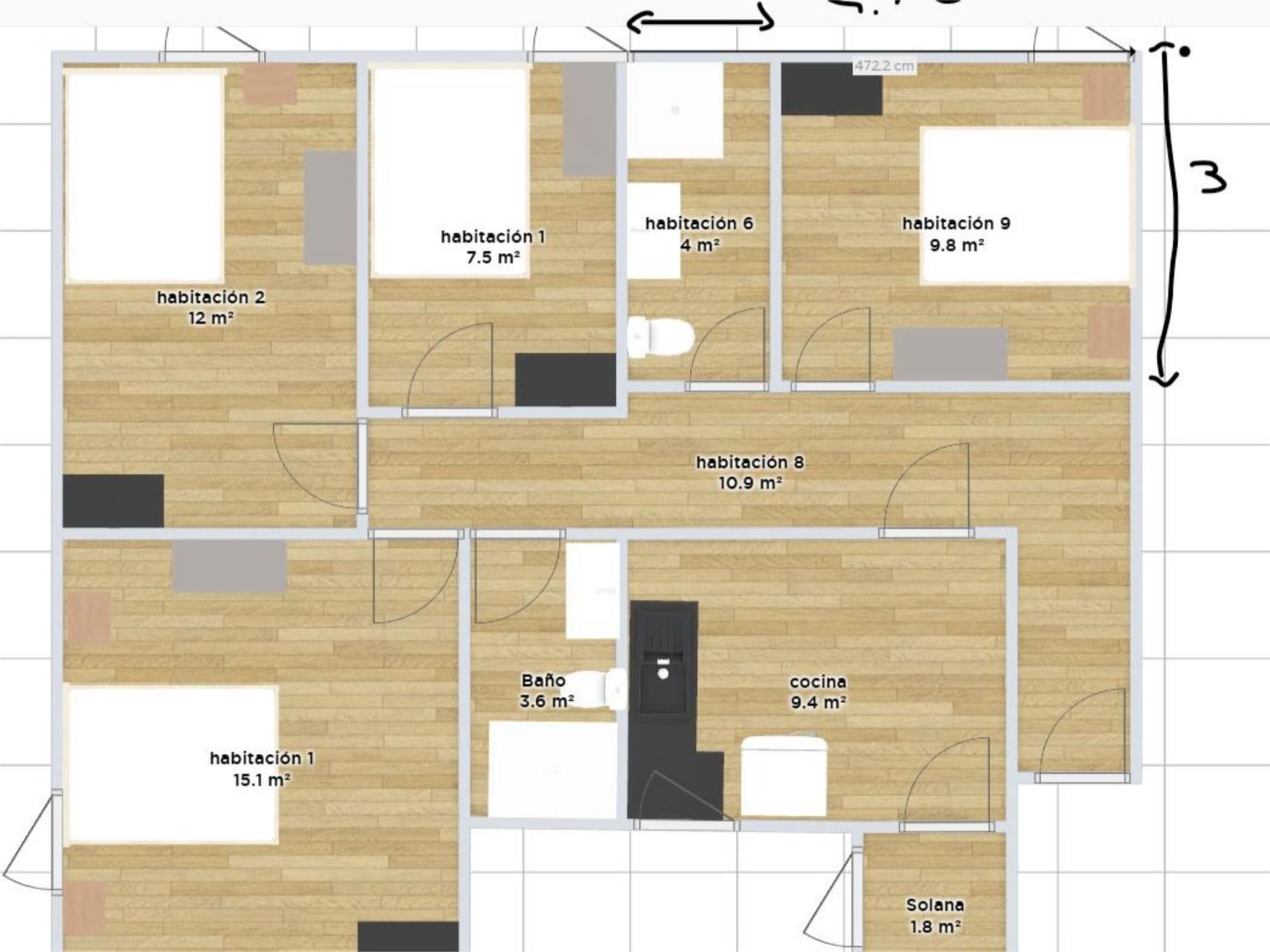 Flat to share in Las Palmas de Gran Canaria  with Furnished