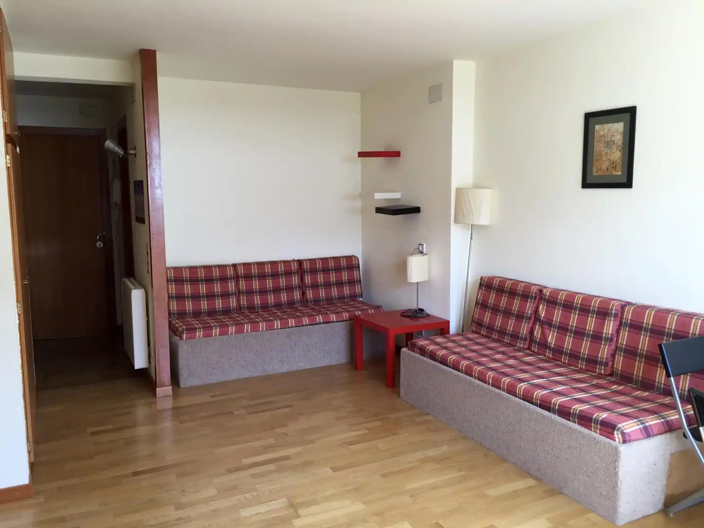 Sala d'estar de Loft de lloguer en Alp amb Calefacció, Parquet i Moblat