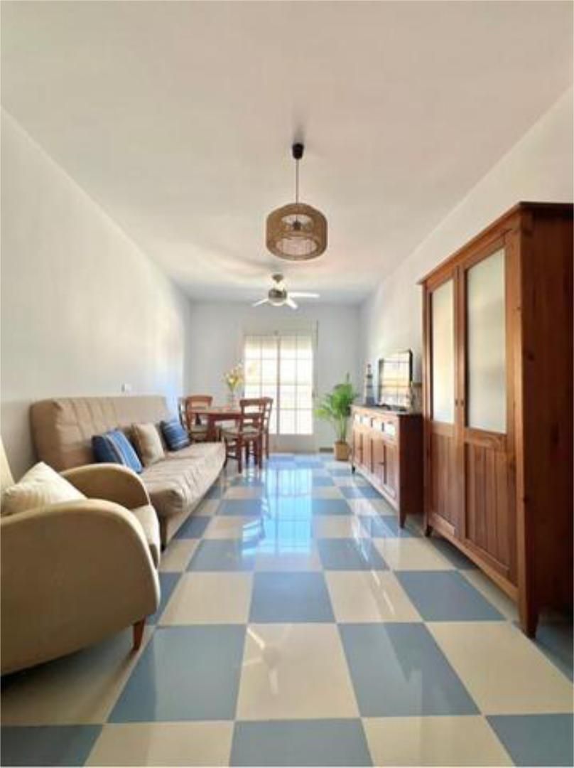 Living room of Flat to rent in Roquetas de Mar  with Heating, Terrace and Furnished