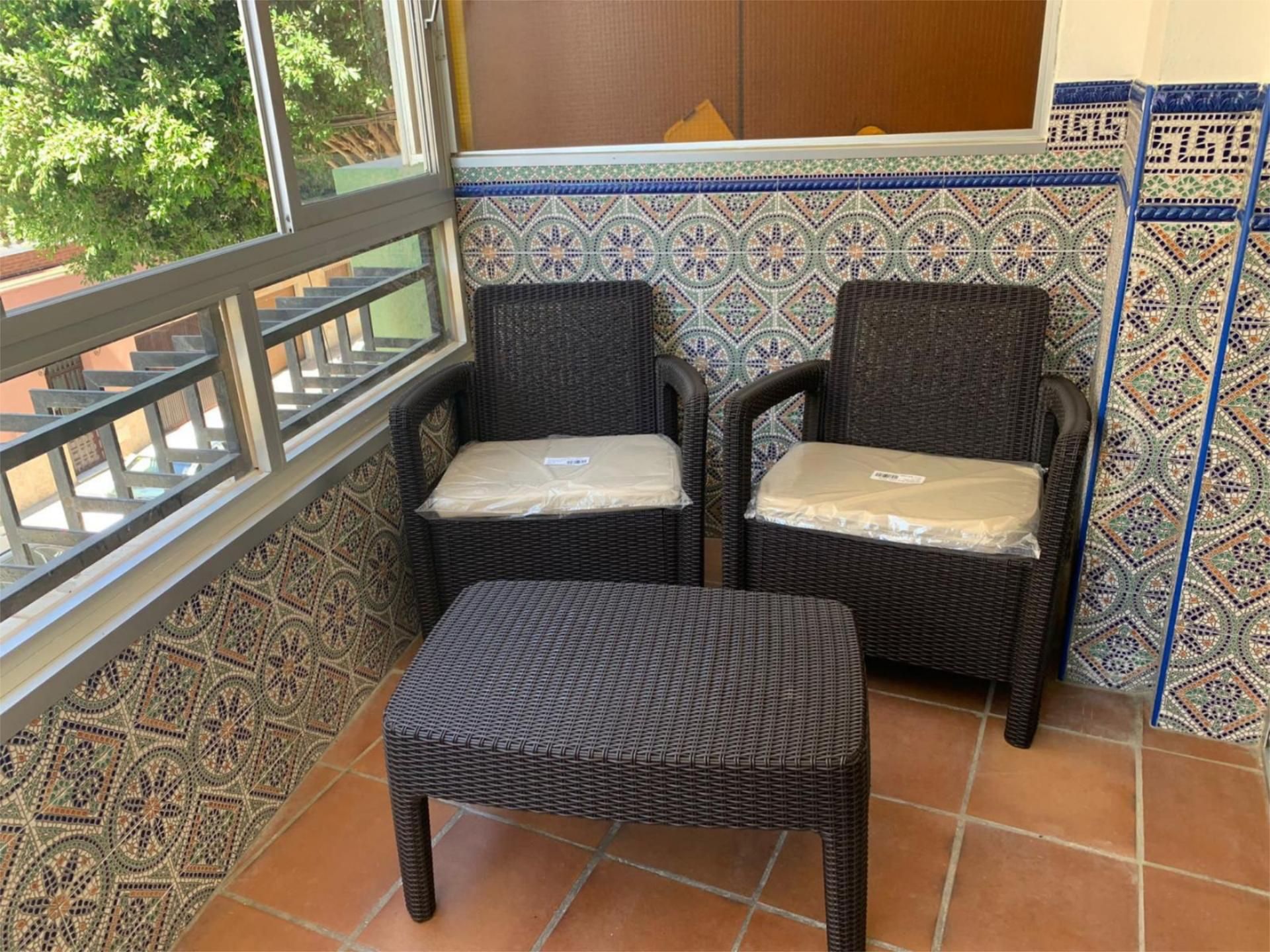 Flat to rent in Calle Duque de Rivas, 30, El Molinillo - Capuchinos Terrace of Flat to rent in Málaga Capital with Terrace, Furnished and Oven